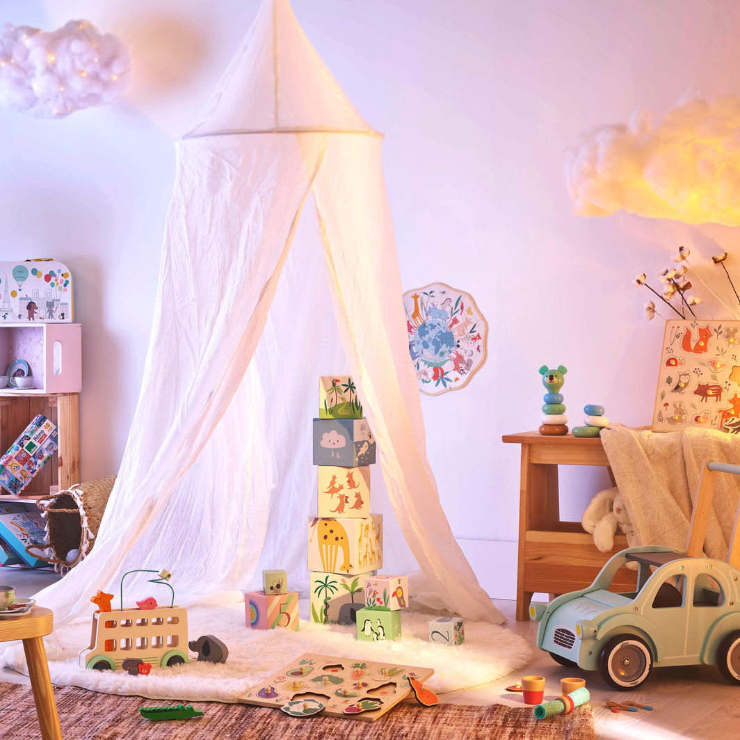 Vilac Knob Puzzle, 12 Pieces – Woodland Animals