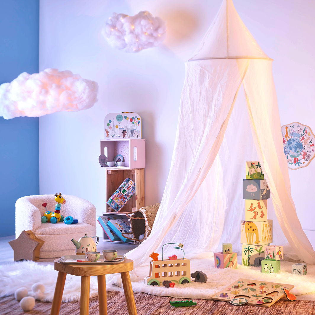 Vilac Stacking Blocks, Animals of the World