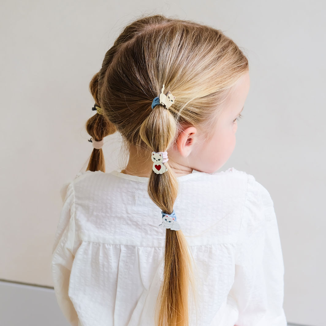 Mimi & Lula 6 Hair Elastics - Cutey Kitten