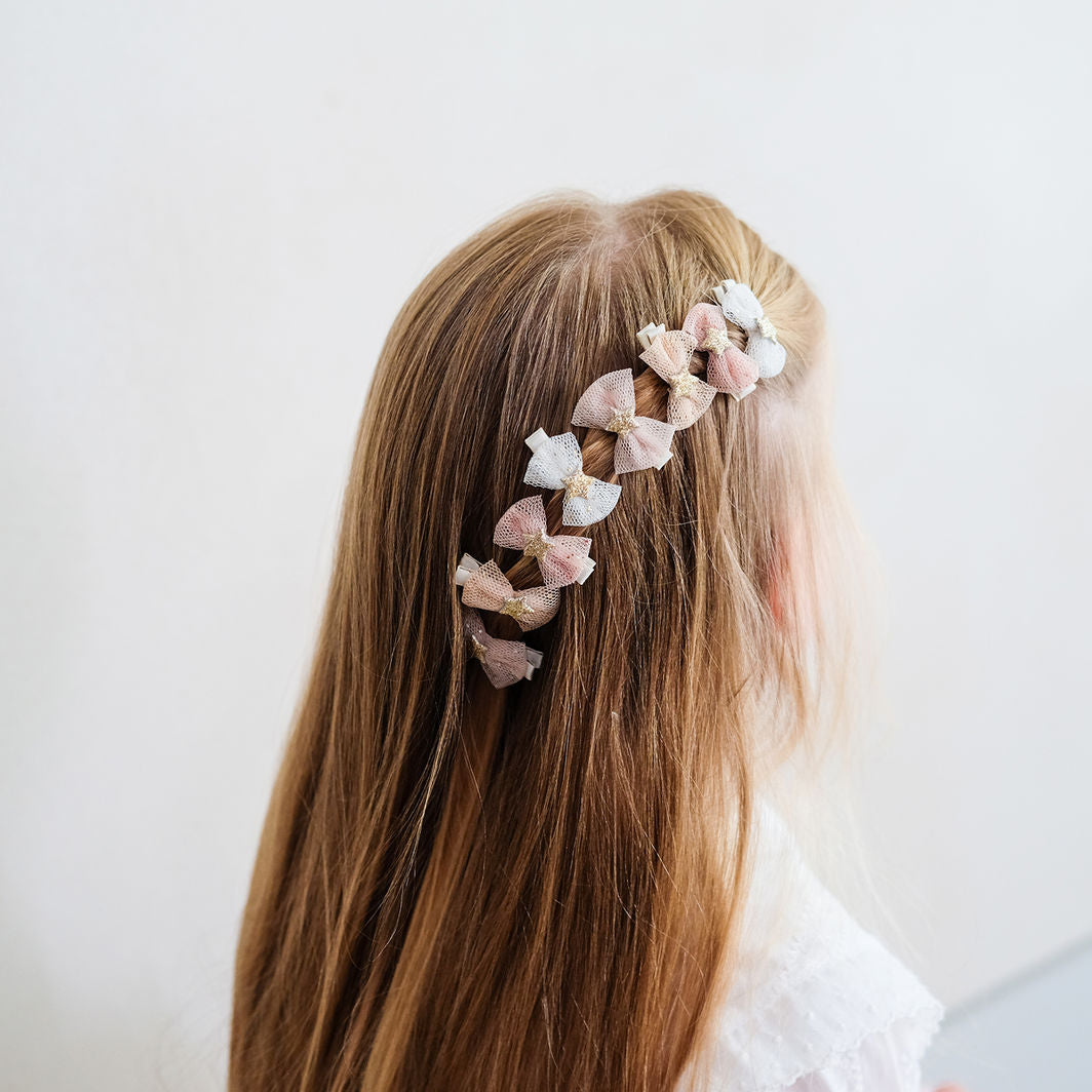 Mimi & Lula 8 Hårclips - Tutu Bow