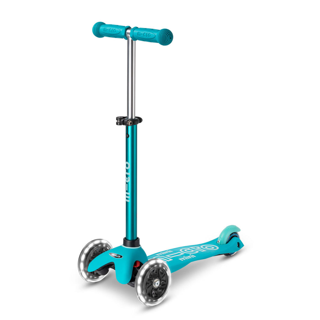 Micro Mini Deluxe LED Scooter - Aqua