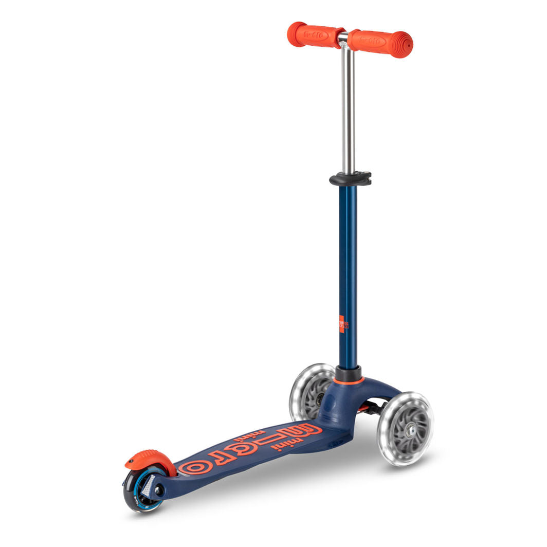 Micro Scooter, Mini Deluxe LED - Navy Blue