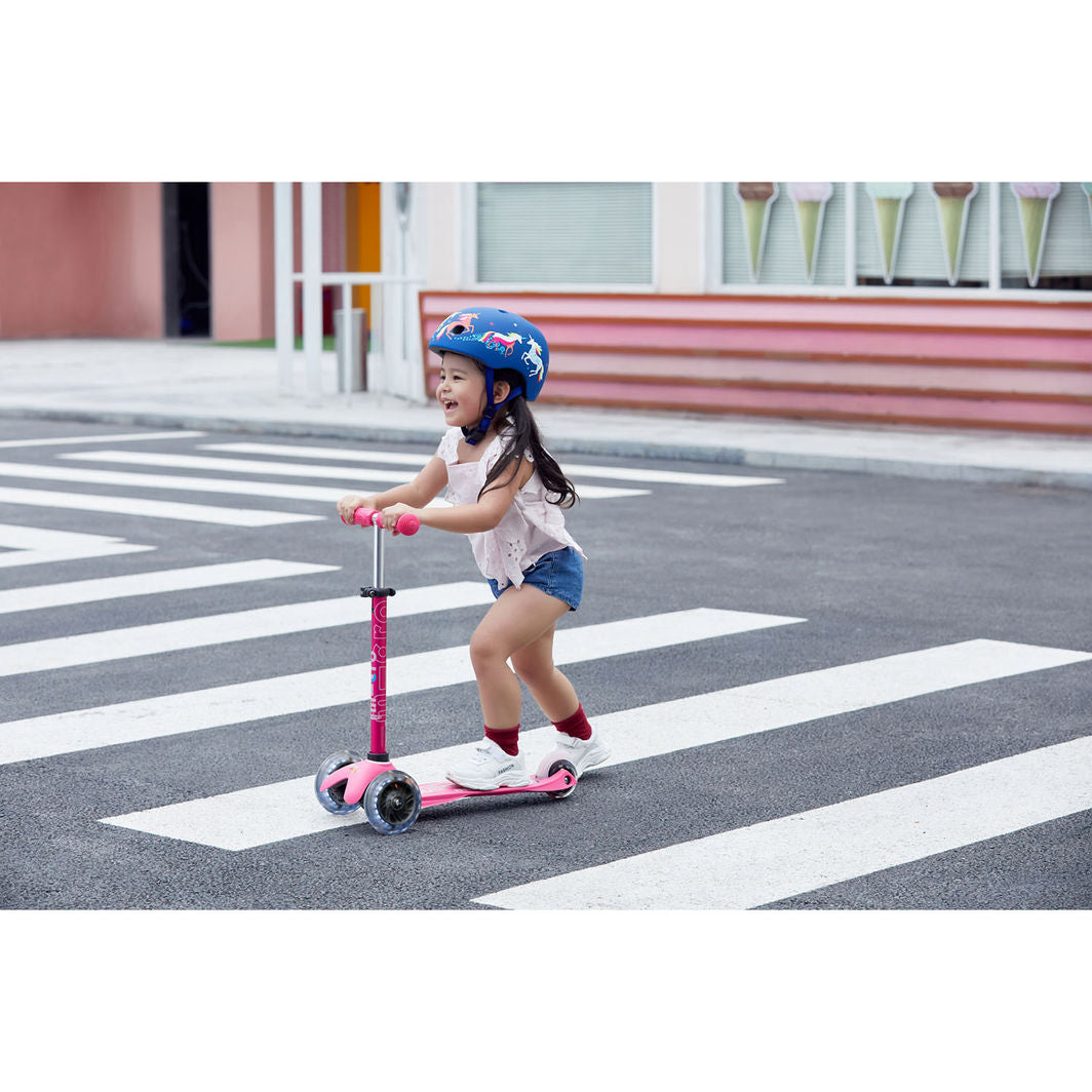 Micro Scooter, Mini Deluxe LED – Pink