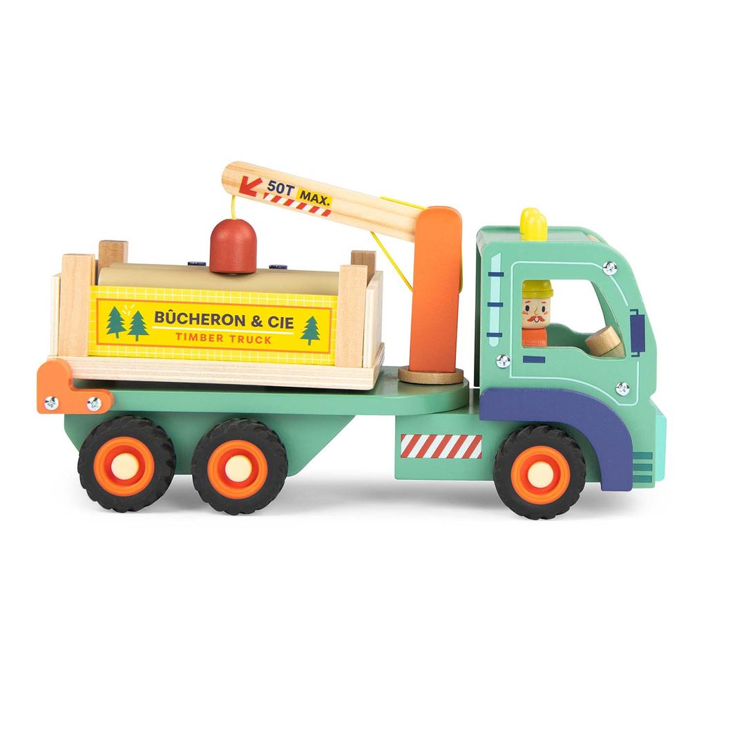 Moulin Roty Lastbil i træ, Skovvogn - Avenue du Moulin