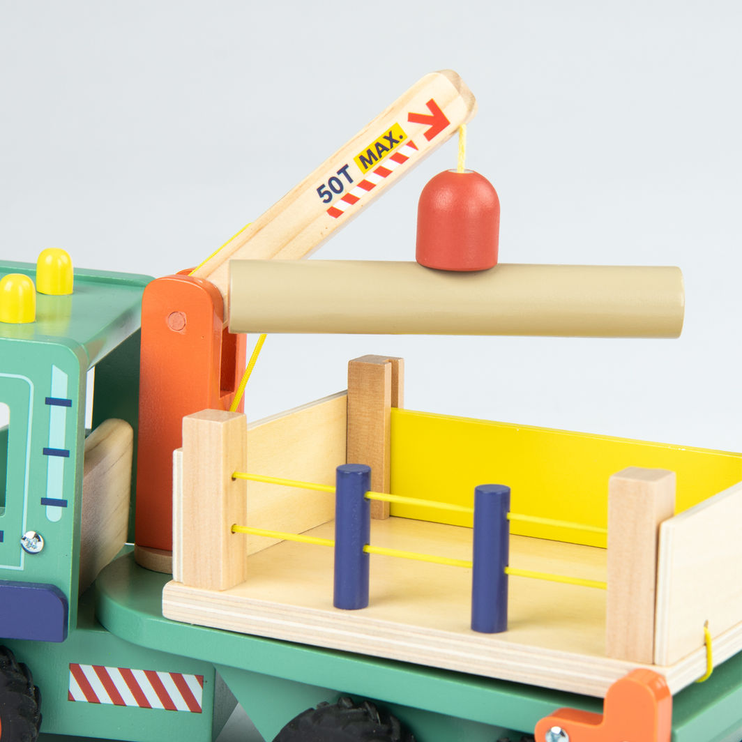 Moulin Roty Wooden Truck, Forest Wagon - Avenue du Moulin