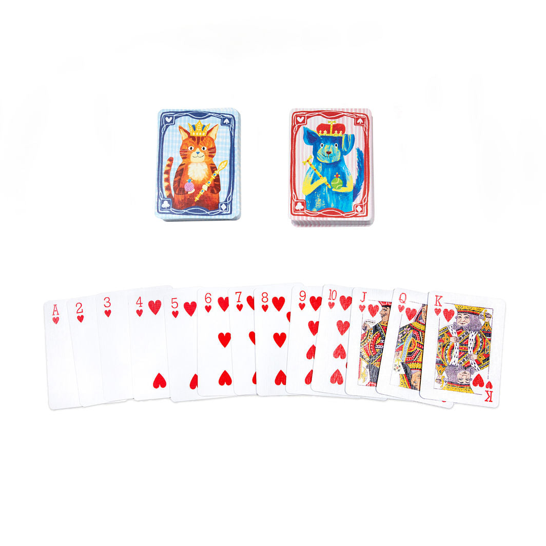 eeBoo Playing Cards, Cat & Dog - 2 Designs