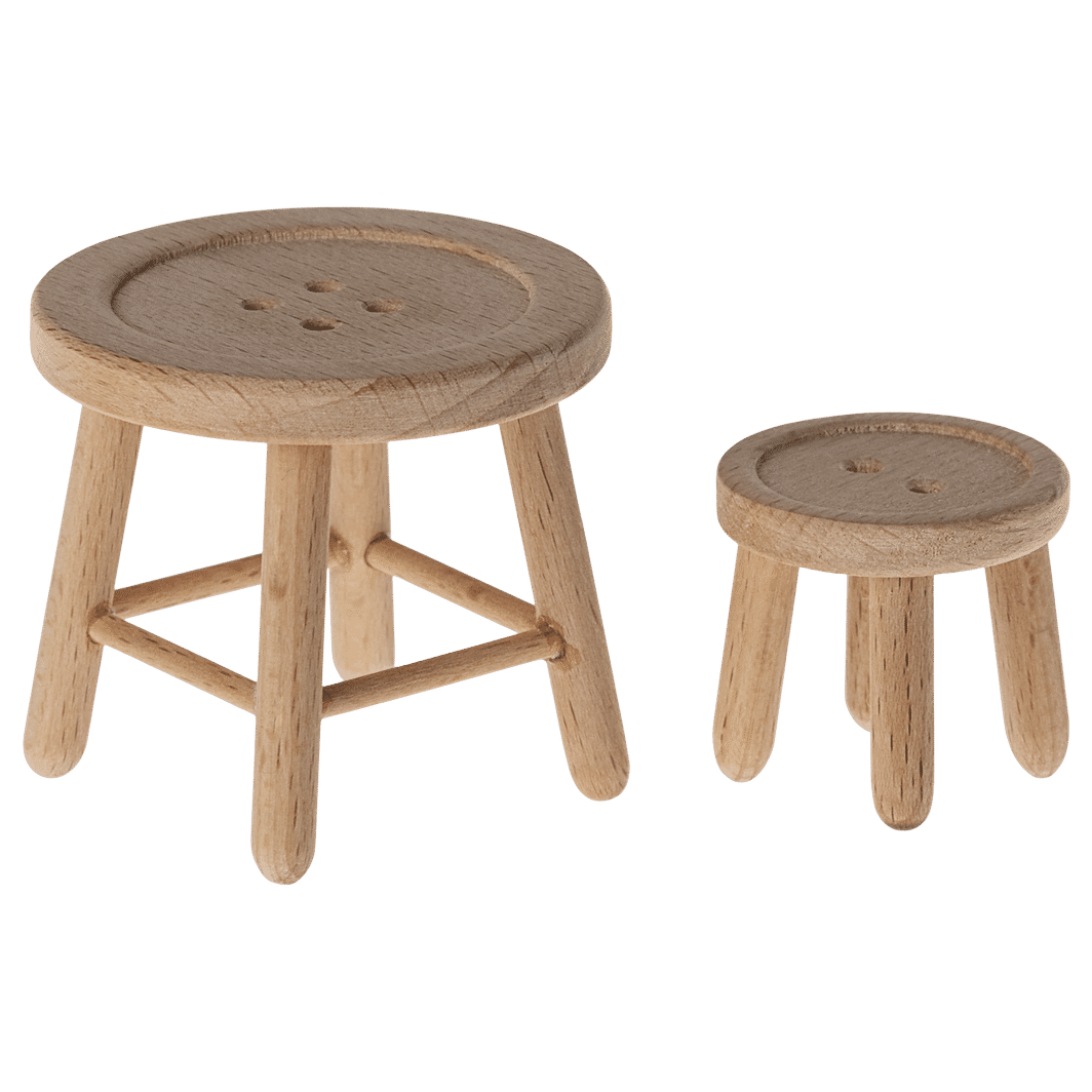 Maileg Table and Stool Set for Mice