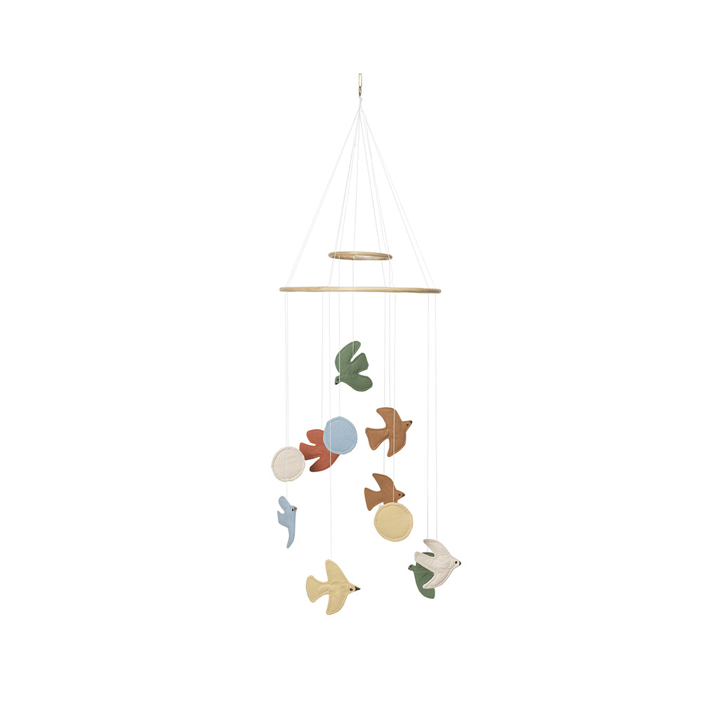 ferm Living Felt Mobile, Swif Bird Mobile - Multi