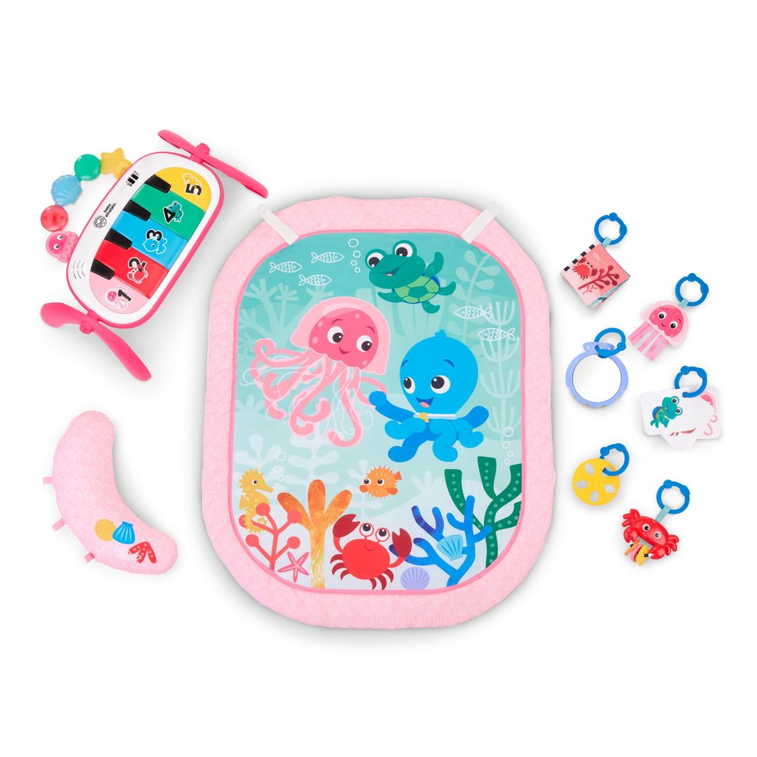 BABY Einstein 4-in-1 Kickin’ Tunes™ Jellyfish Jamboree™ Activity Gym with Sound