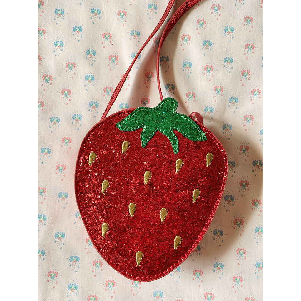 Konges Sløjd Tut Strawberry Crossbody Bag for Kids