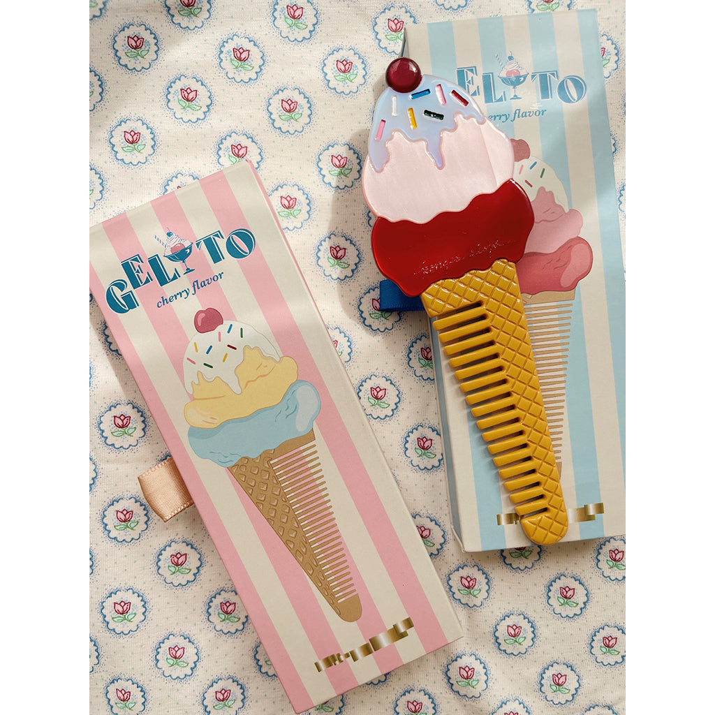 Konges Sløjd comb, Ice cream comb - Amour Pink