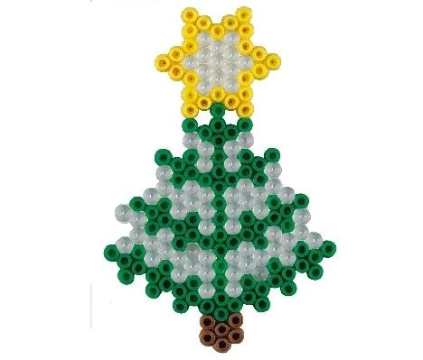 Hama Bead Set Mini, Christmas Tree, Reindeer or Christmas Bear, 2000 Beads