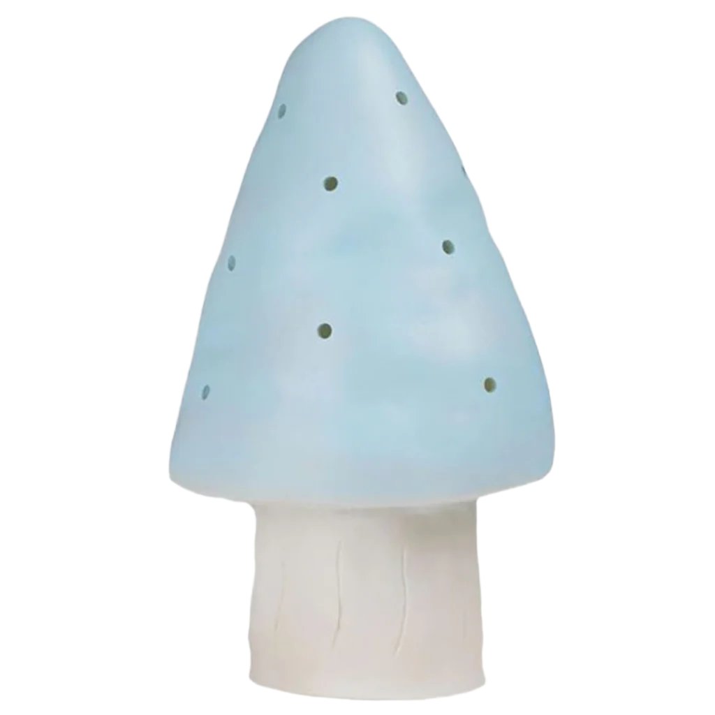 Mushroom Lamp, Small Mushroom - Light Blue