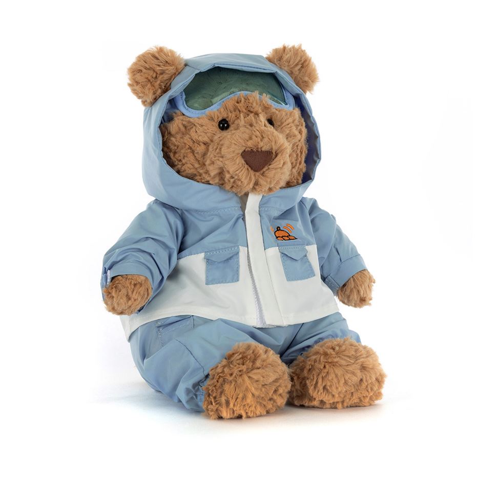 Jellycat Plush, Bartholomew Bear with Snowsuit - 26 cm