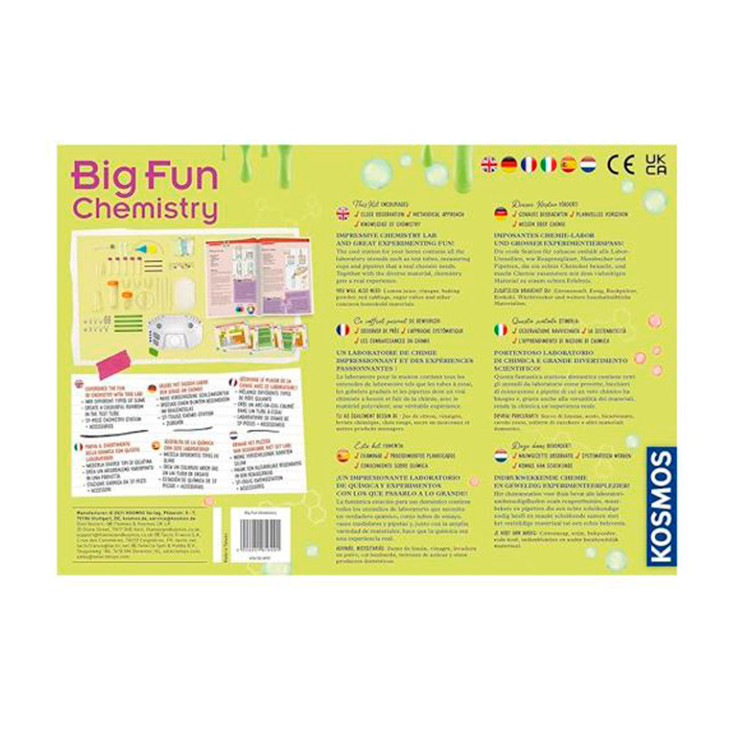 Kosmos eksperiment sæt, Kemisæt - Big Fun Chemistry