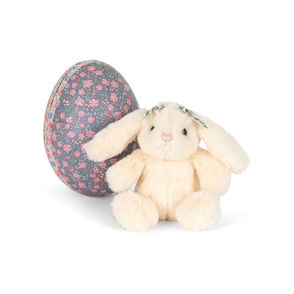 Konges Sløjd Easter Egg and Soft Toy, Easter Bunny - Off White