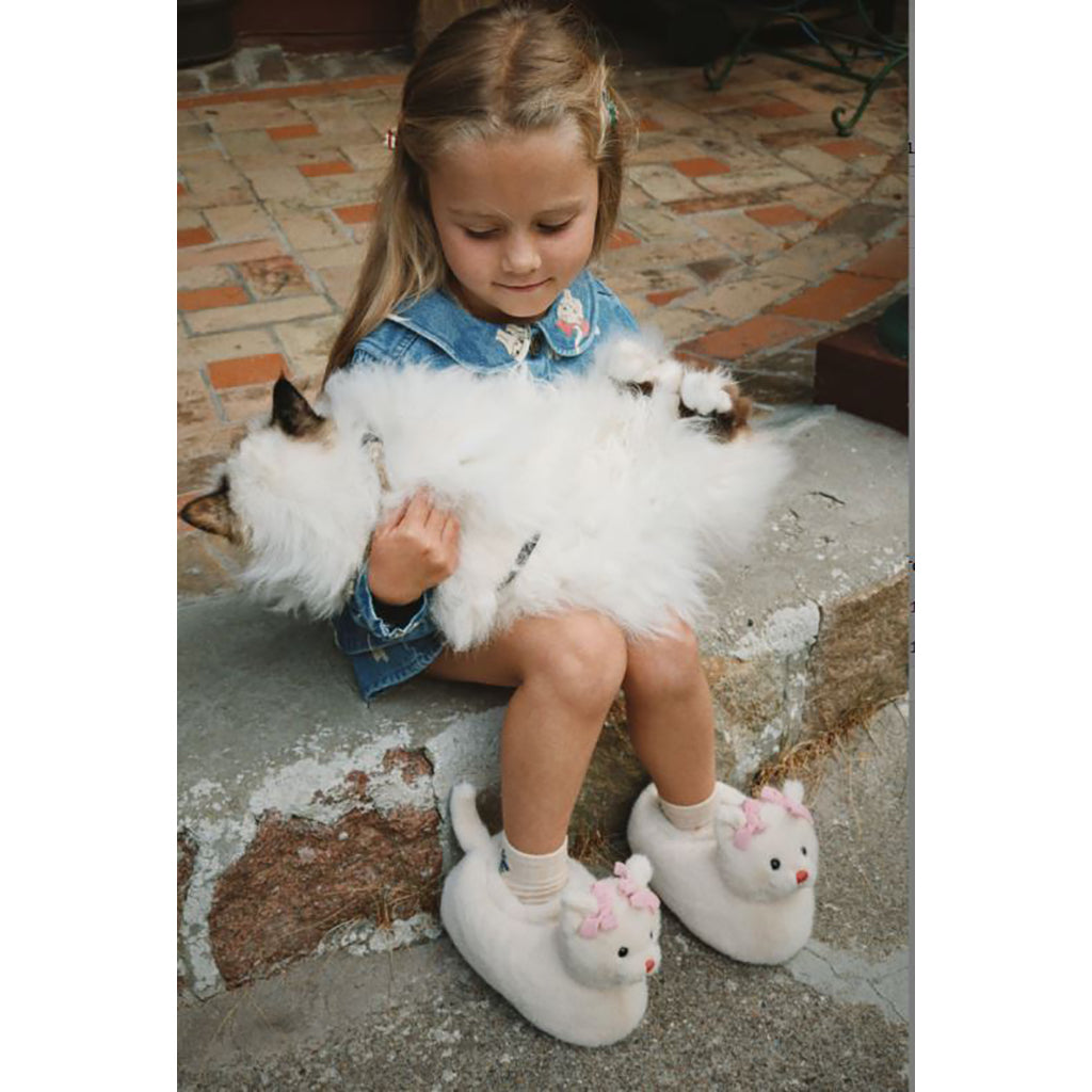 Konges Sløjd Kitty Home Slippers, Off-white