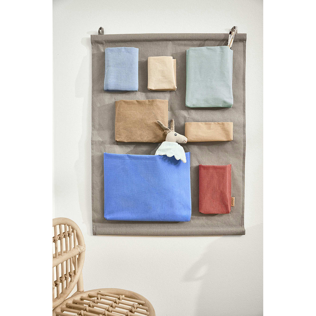 OYOY Saga Wall Storage Blue, Wall Organizer