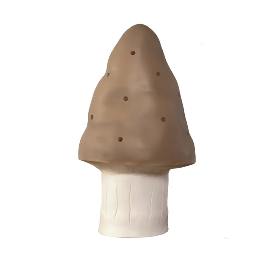 Mushroom Lamp, Small Toadstool - Chocolate