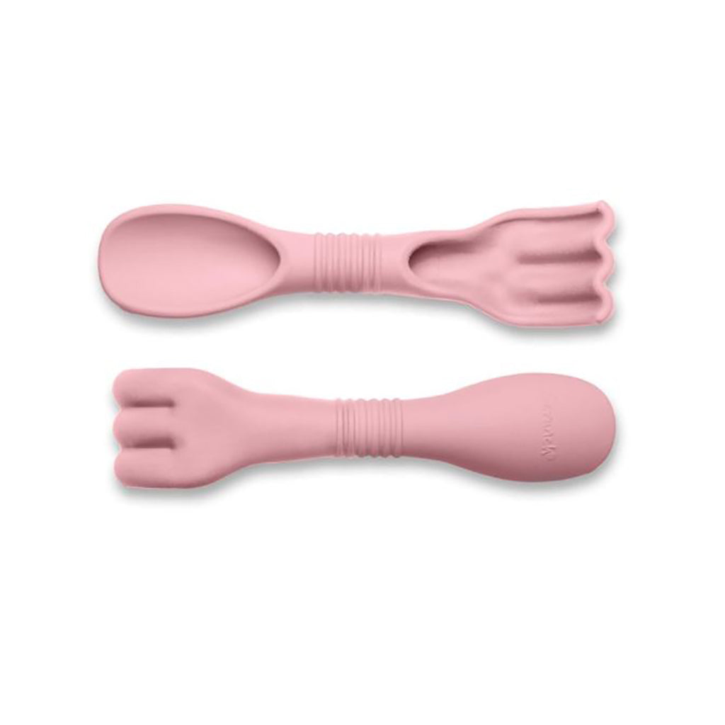 Scrunch Sand Toy, Shovel/Rake Combo - Double Digger - Dusty Pink