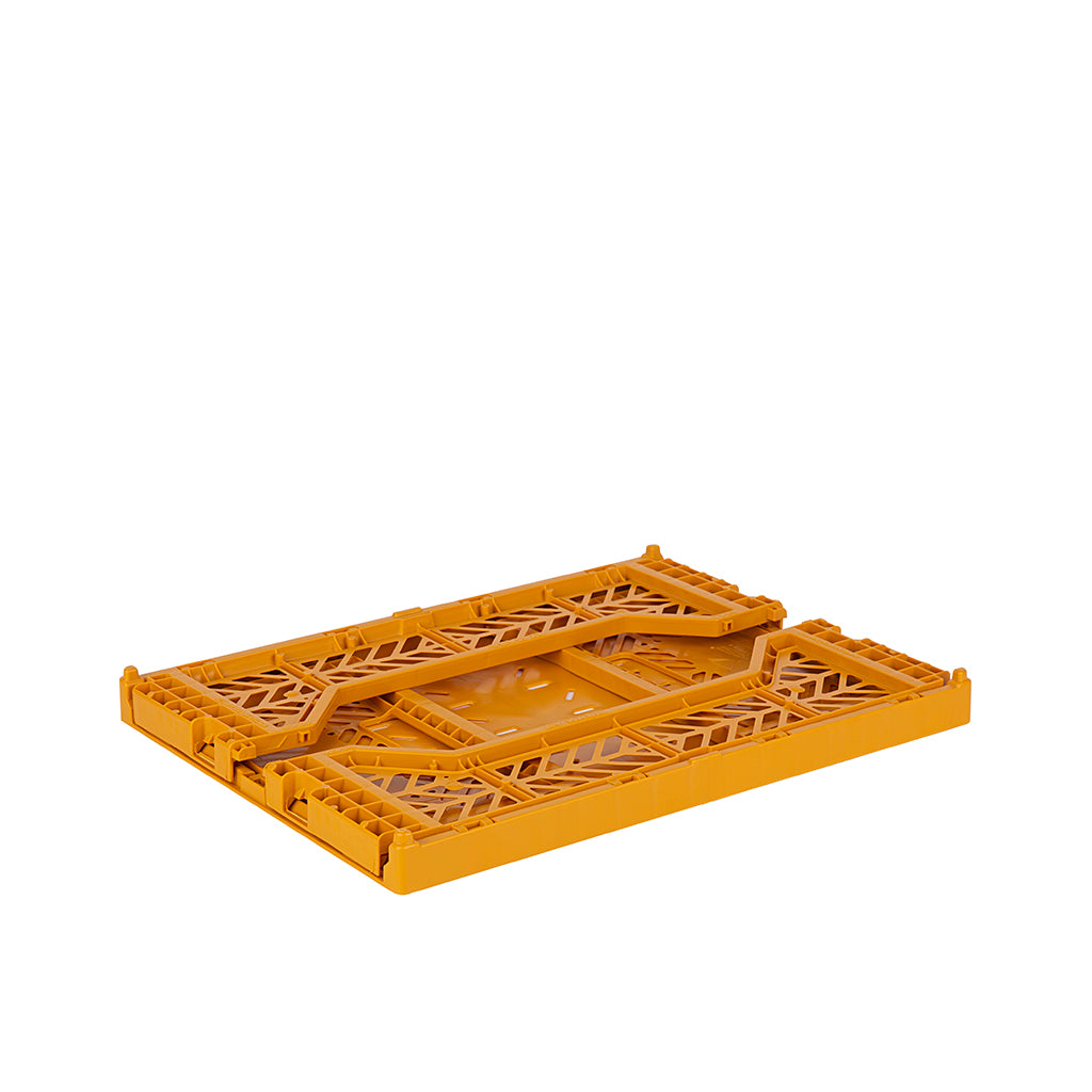 Aykasa Midi Folding Crate, Mustard