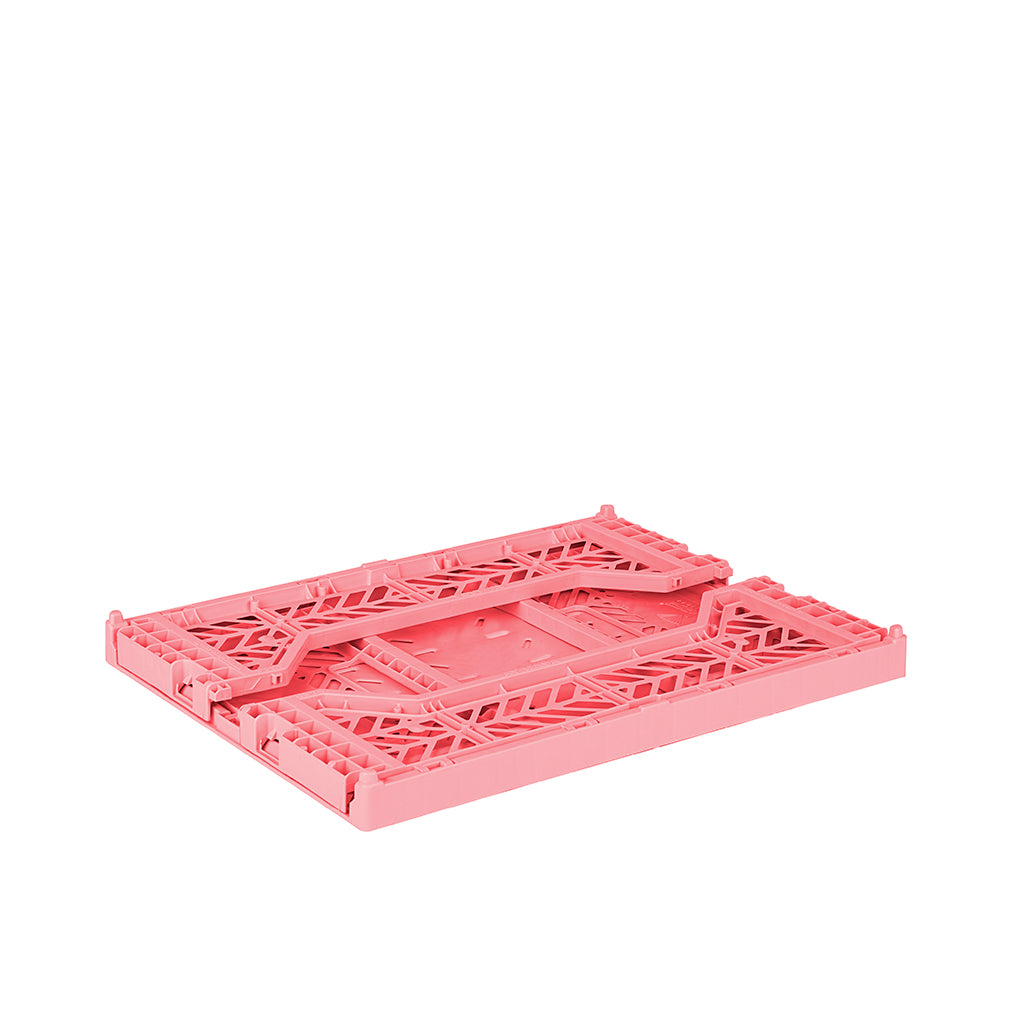 Aykasa Midi Foldable Crate, Strawberry Milk