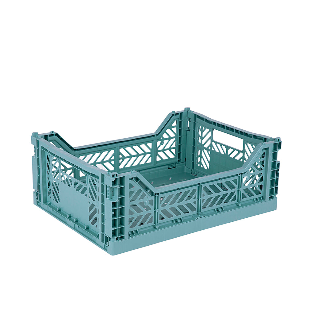 Aykasa Midi Folding Crate, Teal