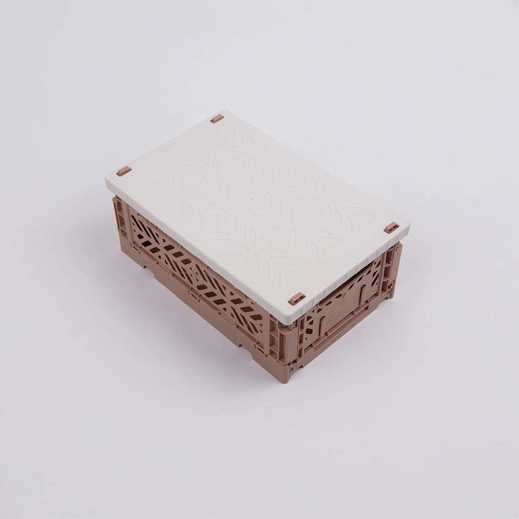 Aykasa Lid for Mini Folding Crate, Coconut Milk