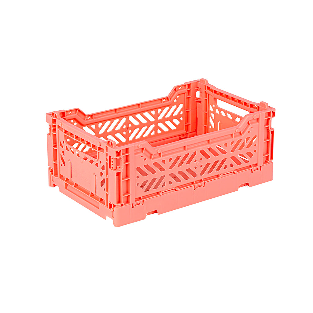 Aykasa Mini Foldable Crate, Salmon Pink