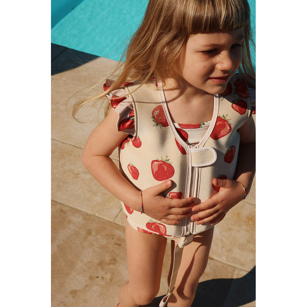 Konges Sløjd Avery Swim Vest, Fragola - Size 2-3 Years