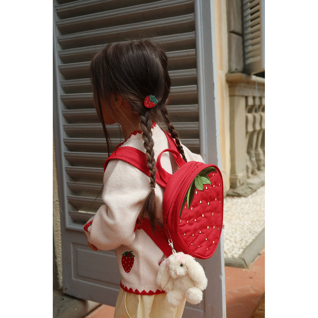 Konges Sløjd Keychain Bag Charm, White Bunny