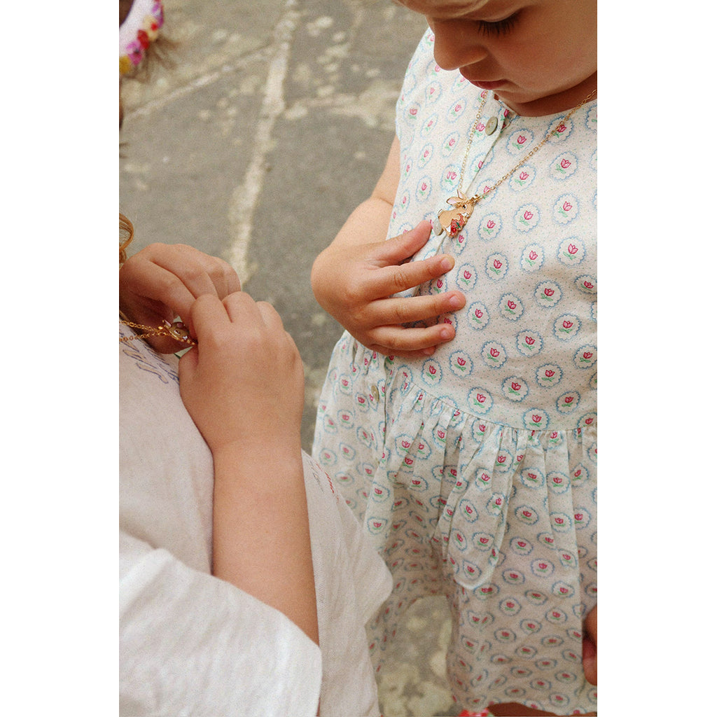 Konges Sløjd Bunny Bestie Friendship Necklaces, Gold