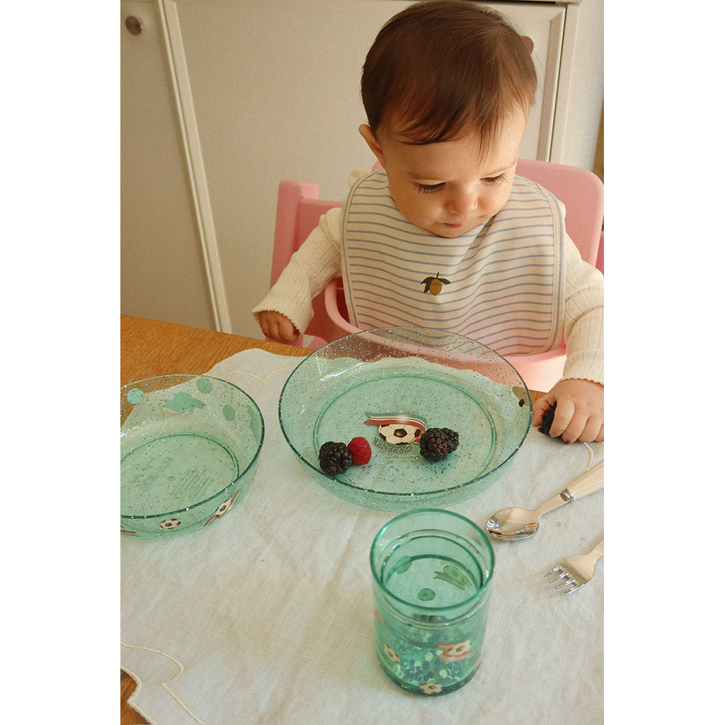 Konges Sløjd Cutlery Set in Stainless Steel, 8 pcs. – Creme-Onyx