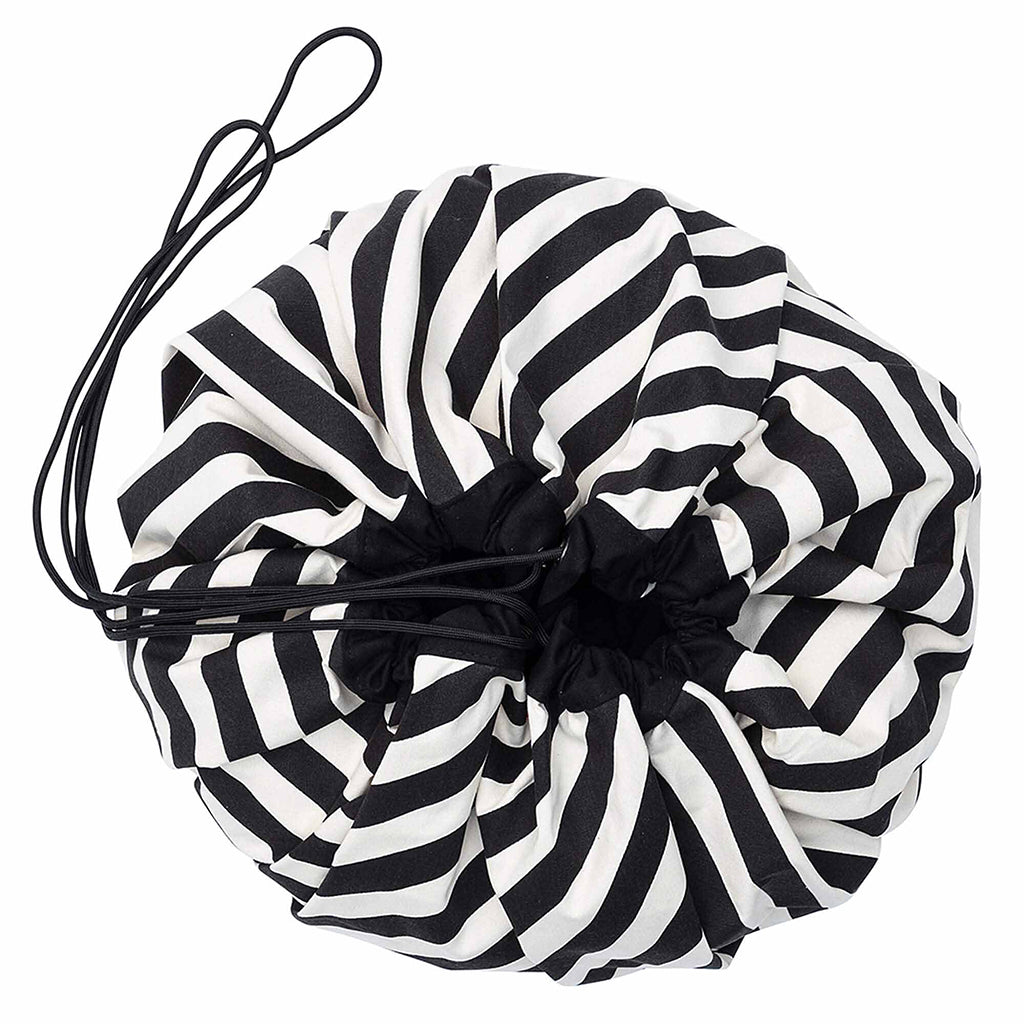 Play&Go 2-in-1 Mat, Stripes Black