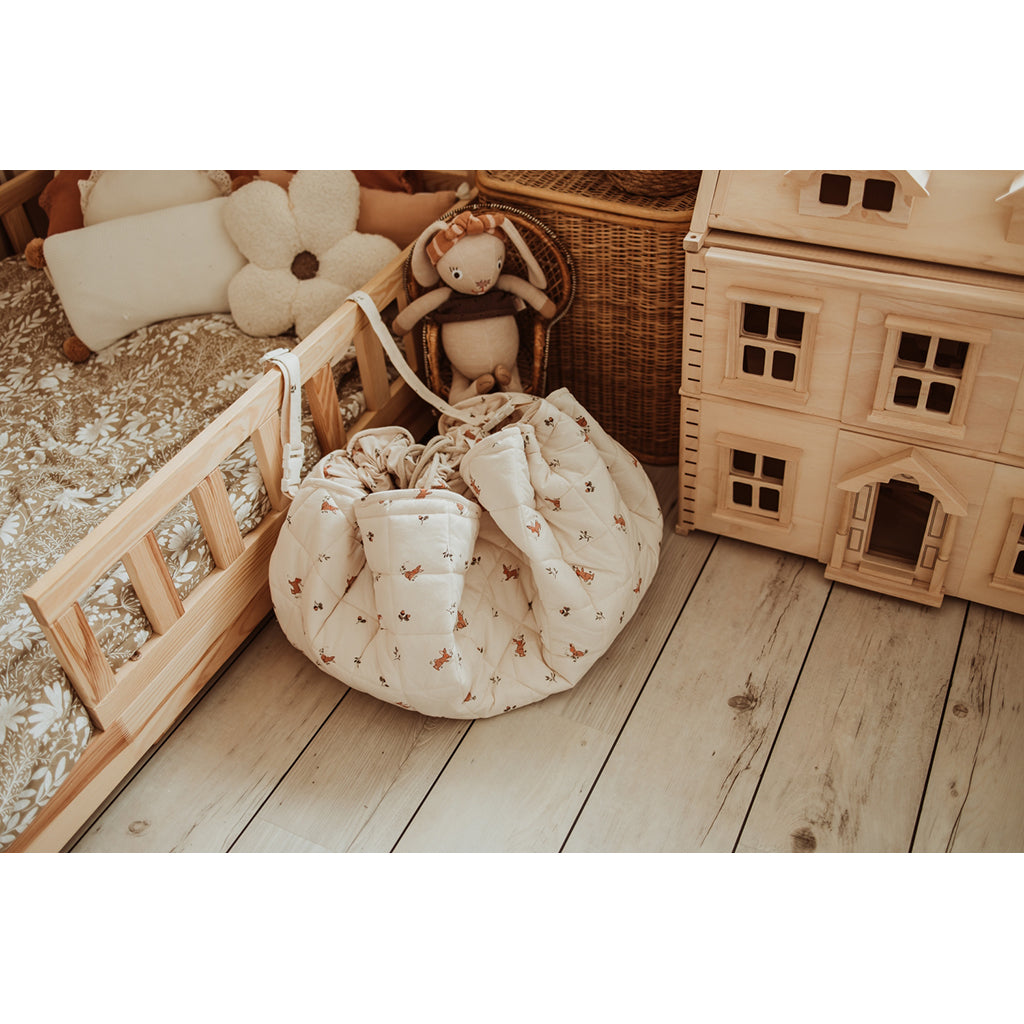 Play&Go 2-in-1 Mat, Organic - Rabbit