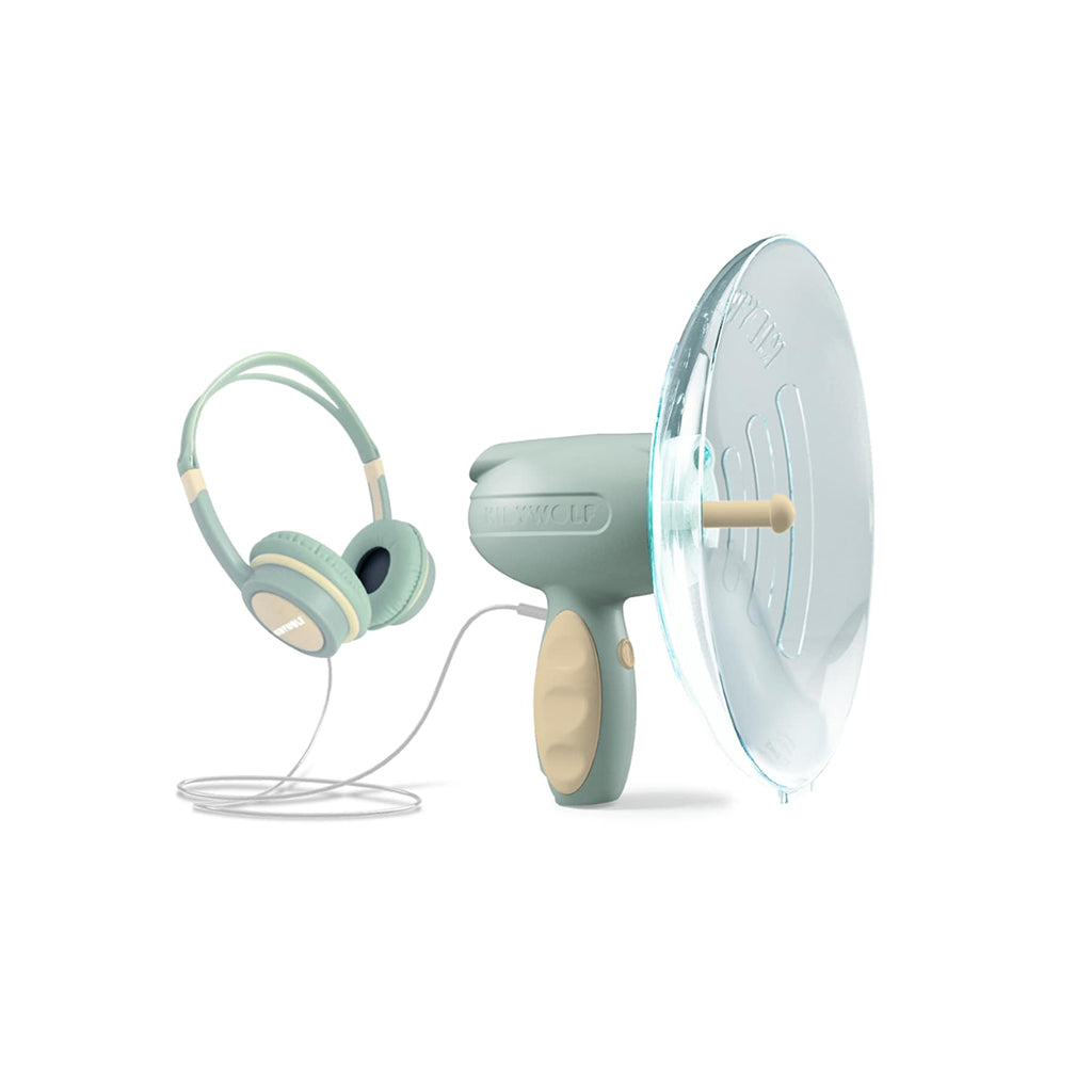 Kidyspy, Sound Amplifier, Lydforstærker inkl headset - Green