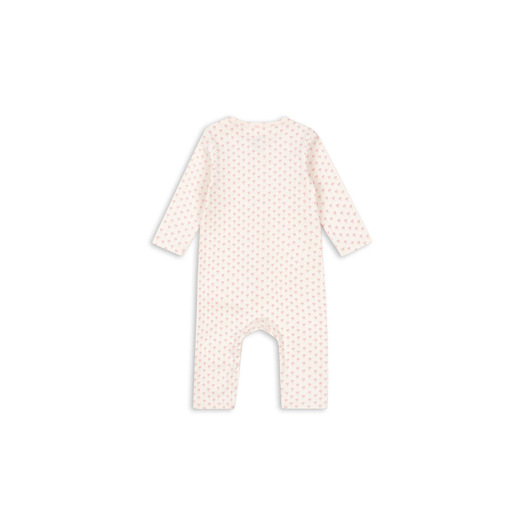 Fanga Fontana Bello bodystocking with long sleeves, Punto rosa – size 1–6 months