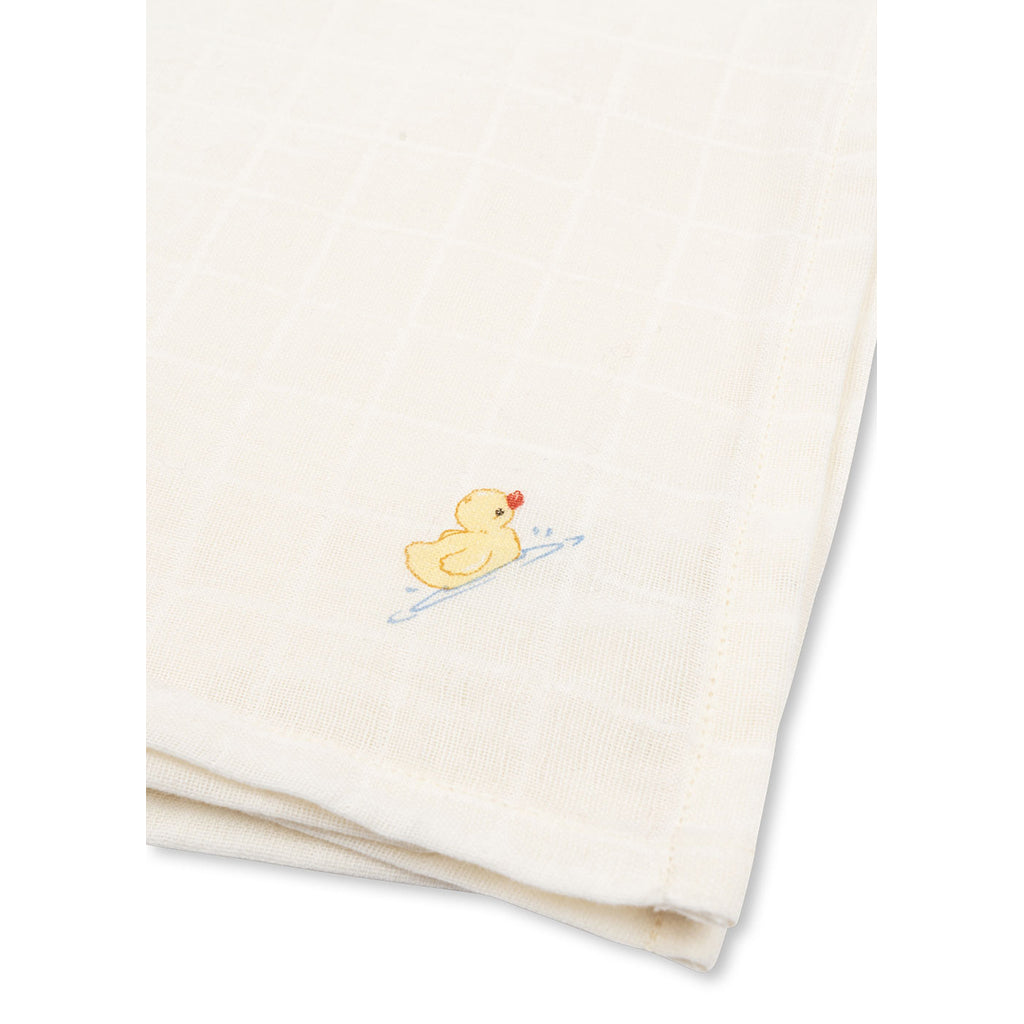 Fanga Fontana Organic Muslin Cloth, 10-Pack - Antique White