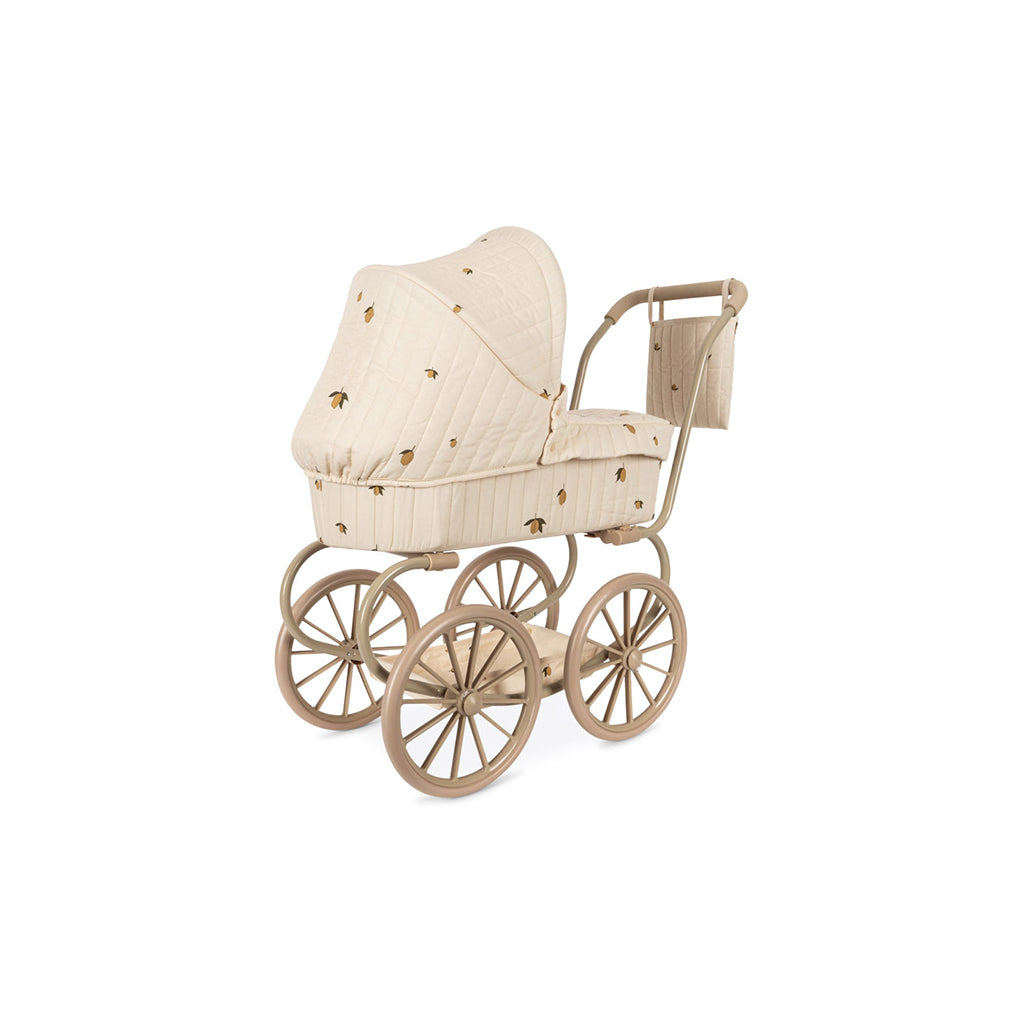 Konges Sløjd Minnie Doll Stroller with Bag - Lemon