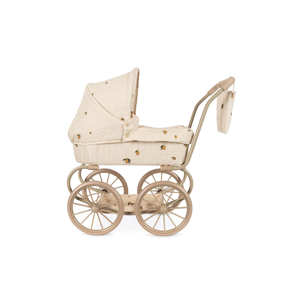 Konges Sløjd Minnie Doll Stroller with Bag - Lemon