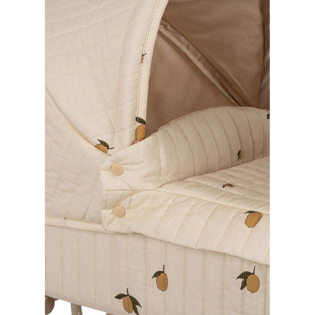 Konges Sløjd Minnie Doll Stroller with Bag - Lemon