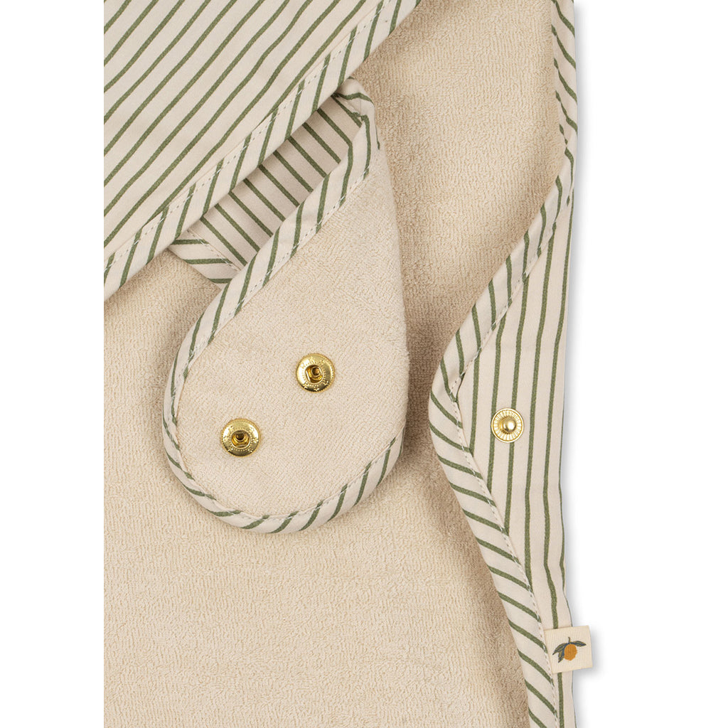 Konges Sløjd Comea Organic Bib – Tea Stripe