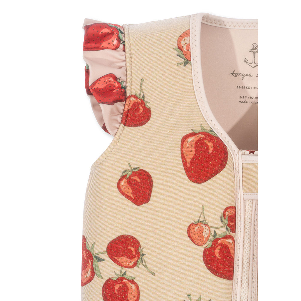 Konges Sløjd Avery Swim Vest, Fragola - Size 2-3 Years