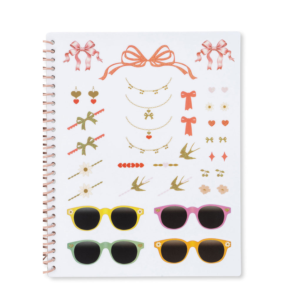 Konges Sløjd "Glam Me Up" Sticker Book