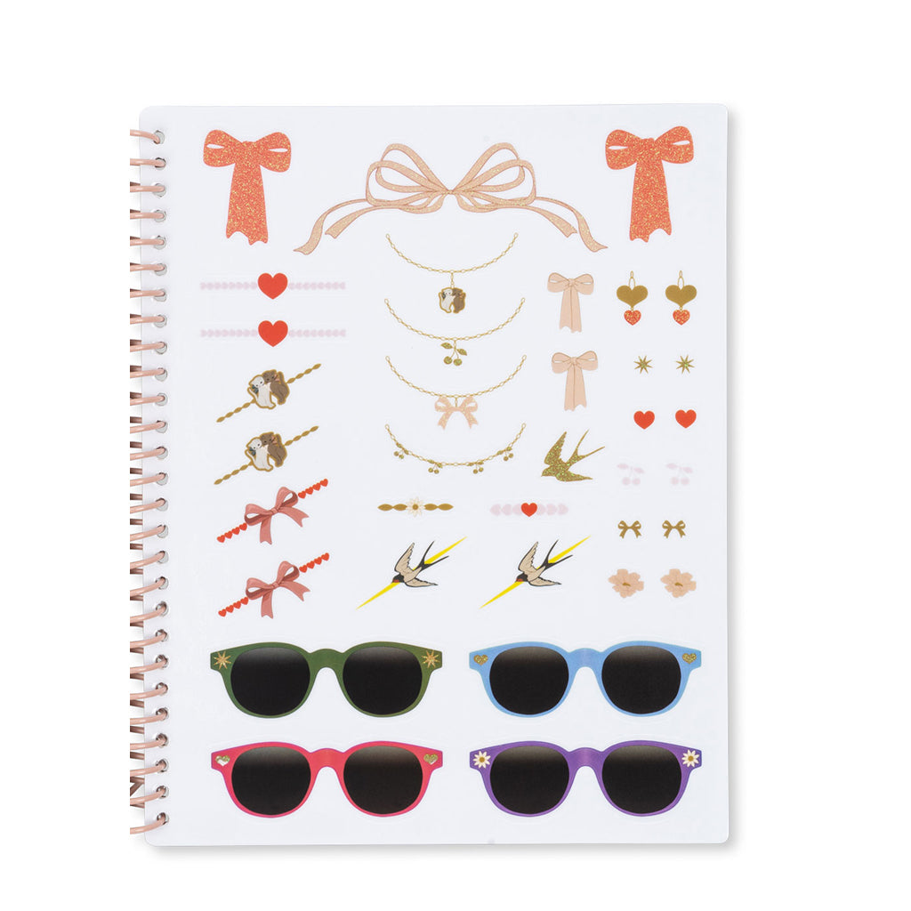 Konges Sløjd "Glam Me Up" Sticker Book