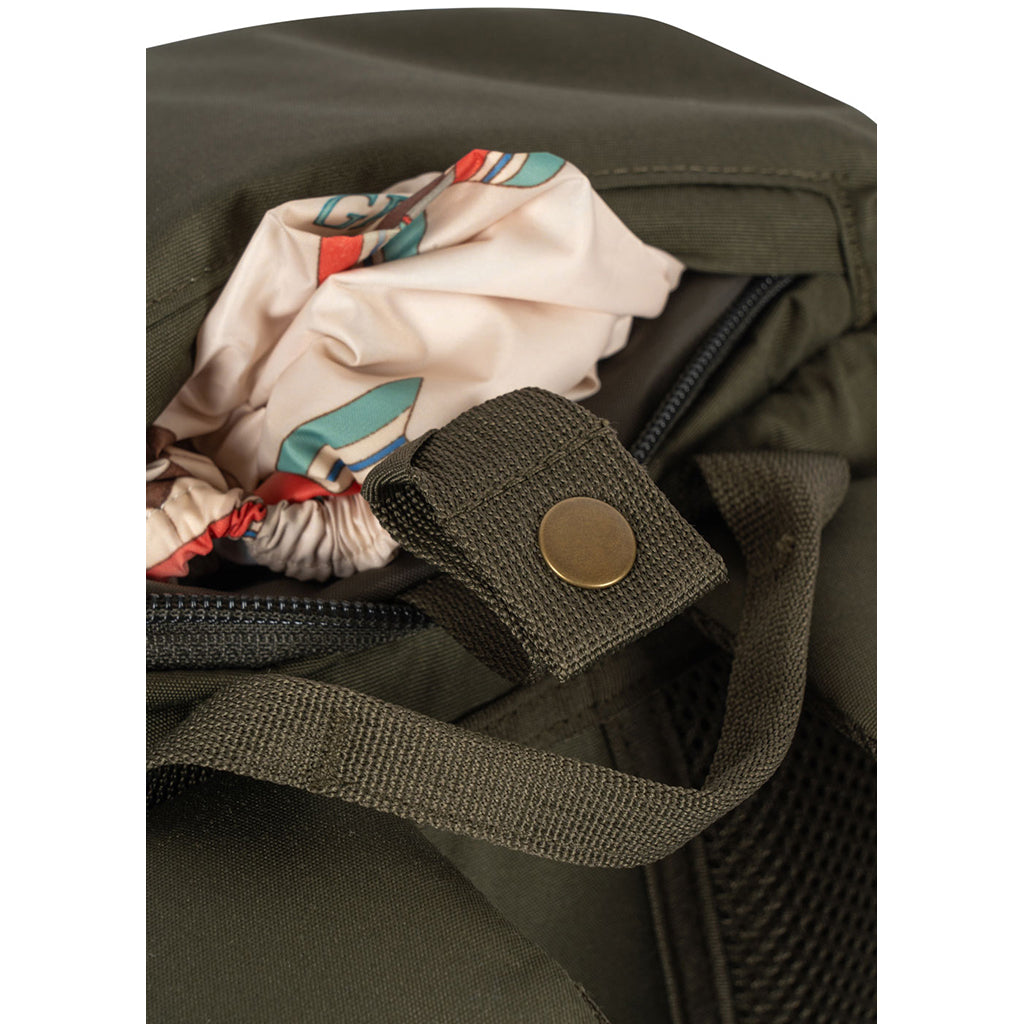 Konges Sløjd Clover School Bag with Gym Bag and Rain Cover, Kalamata