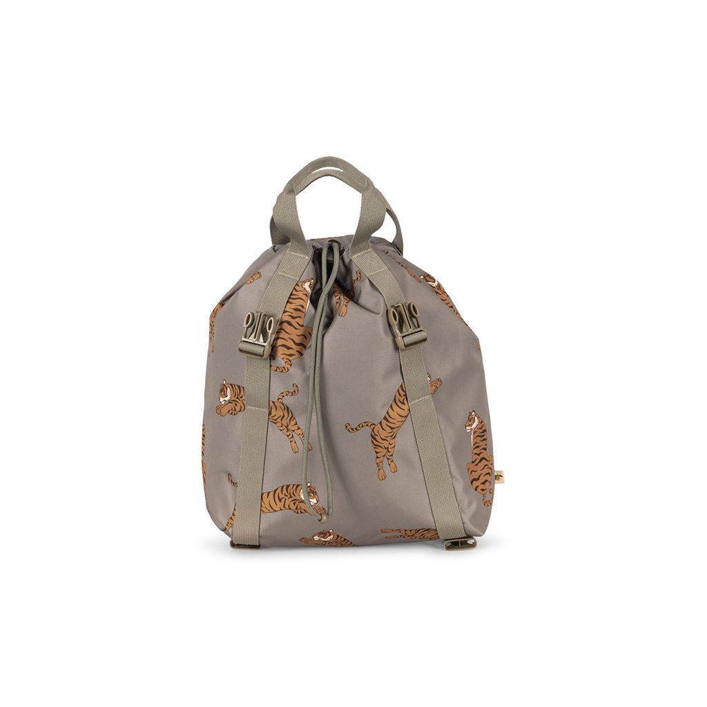 Konges Sløjd Clover School Backpack with Gym Bag and Rain Cover - Tiger Oak