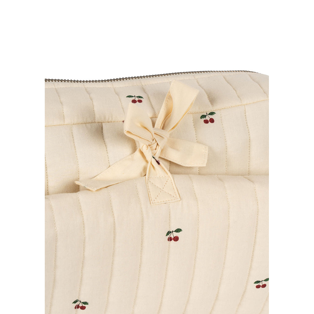 Konges Sløjd Bonnie Diaper Bag and Changing Mat in One, Cherry