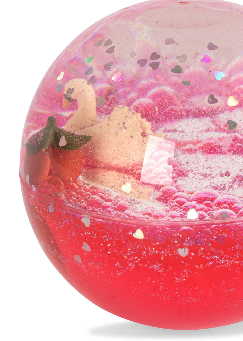 Konges Sløjd Ball, Glitter Water Ball - Cherry