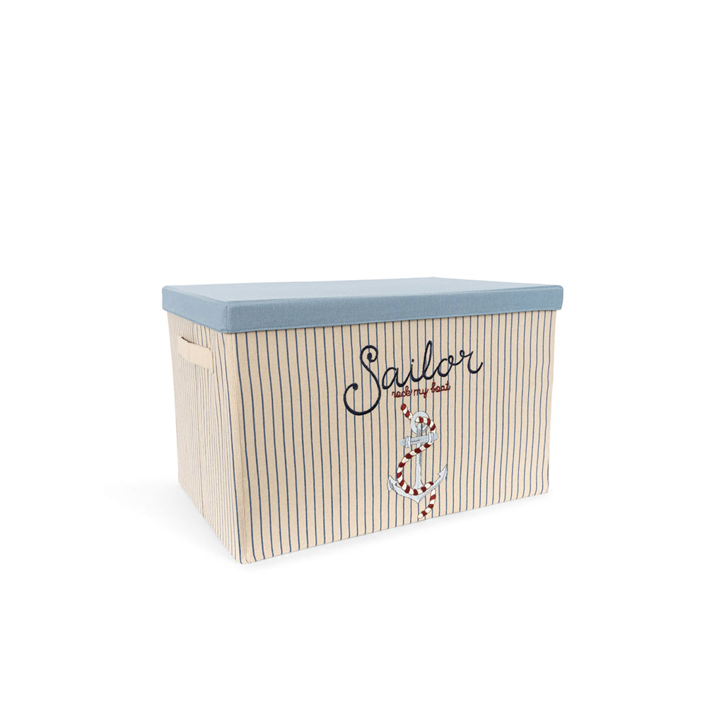 Konges Sløjd, Fabric Storage Box, Large - Sailor